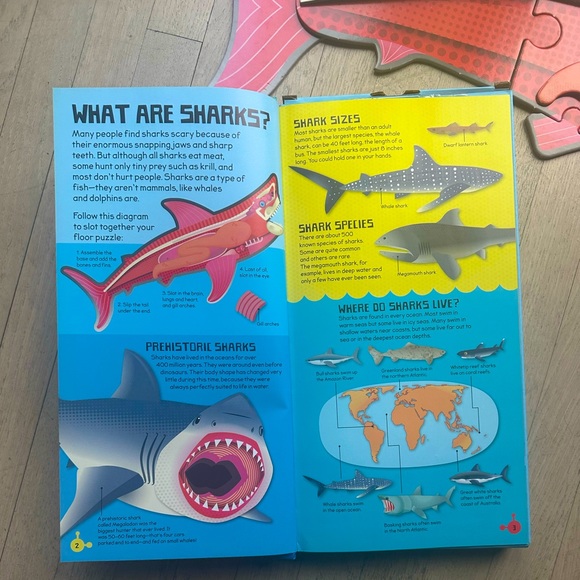 Make and Move: Shark by Jen Green, Book and puzzle - Picture 5 of 10